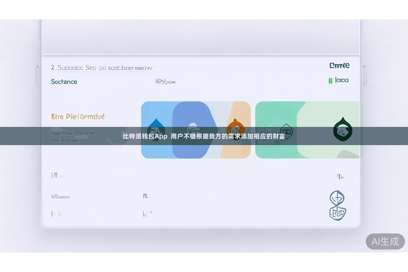 比特派钱包App 用户不错根据我方的需求添加相应的财富