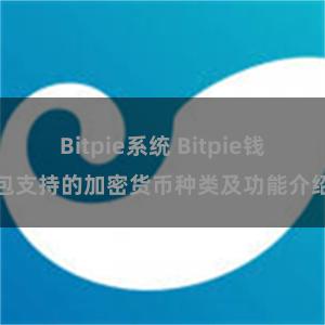 Bitpie系统 Bitpie钱包支持的加密货币种类及功能介绍