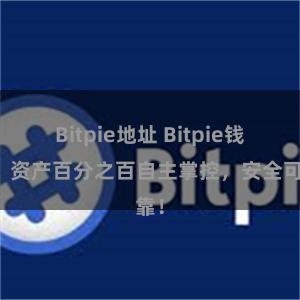 Bitpie地址 Bitpie钱包：资产百分之百自主掌控，安全可靠！