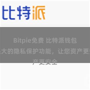 Bitpie免费 比特派钱包：强大的隐私保护功能，让您资产更安全