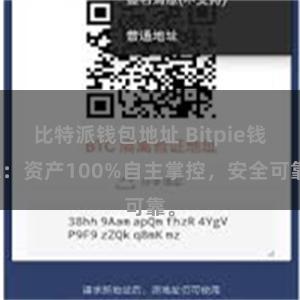 比特派钱包地址 Bitpie钱包：资产100%自主掌控，安全可靠。