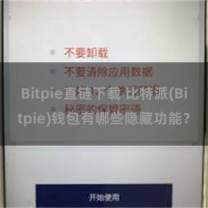 Bitpie直链下载 比特派(Bitpie)钱包有哪些隐藏功能？