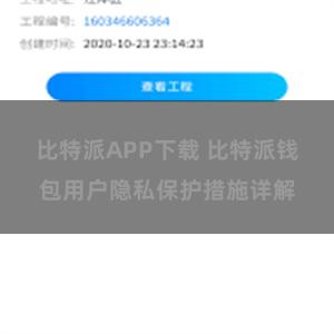 比特派APP下载 比特派钱包用户隐私保护措施详解